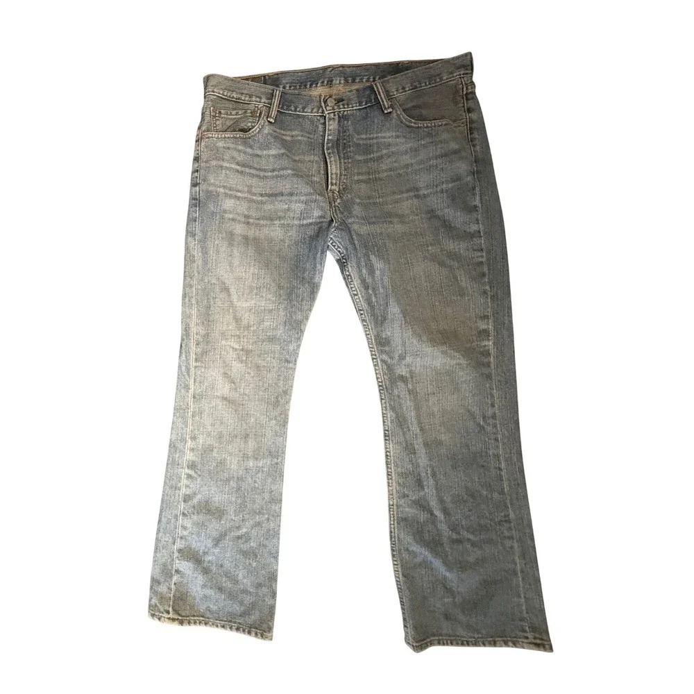 Levi's 527 Slim Bootcut Jeans Mens 38x30 Blue Red Tab 100% Cotton Denim